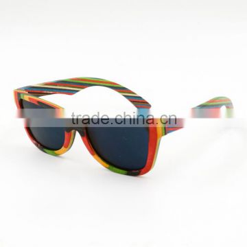 Colorful Maple Wood Sunglasses Eyeglasses Made Up By Canada Wood