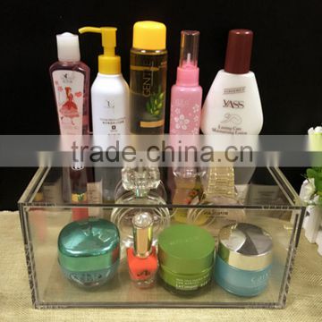 customized OEM ODM accepted high clear acrylic material cosmetic storage box
