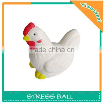 Squeeze PU Foam Kids Chicken Animal Stress Ball