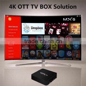 MXG R9 4K iptv box kodi programmed tv box MXG R9 RK3229 black box internet tv receiver