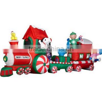Inflatable Train for Christmas