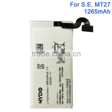 1265mAh Original Quality Replacement Battery for Sony Xperia Sola MT27i