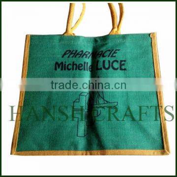 Promotional jute shopping bag/jute bag shopping jute lunch bag jute bag