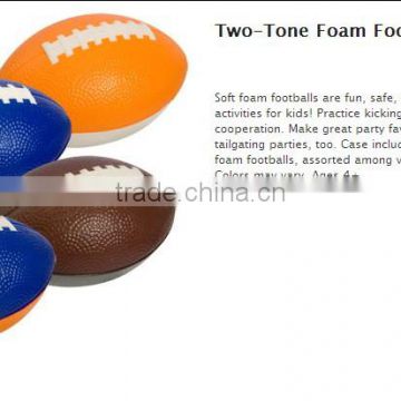 Two-Tone Foam Footballs