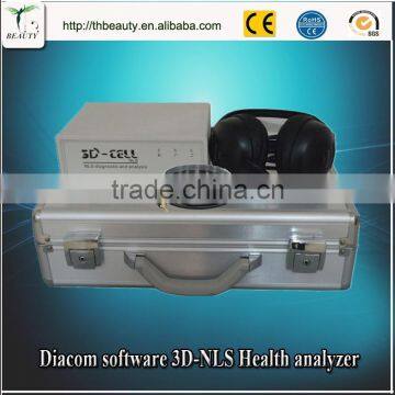 Latest version Sub-health Early-warning meridian therapy system original 3D NLS Health Detector(Diacom software)
