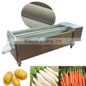 nylon brush type carrot washing and potato peeling machine price