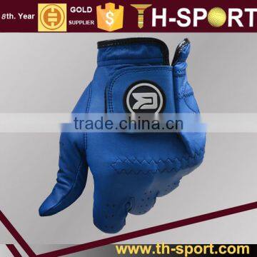 adjustable blue cabretta Quality Golf Glove