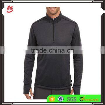 wholesale breathable men sport long sleeve custom round neck athletic sport gym dry fit t shirtst