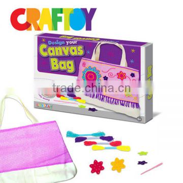 Educational toy do it yourself Canvas bag