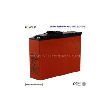 Lead Acid AGM/Gel Front Terminal Telecom Battery 12V105ah/12V110ah