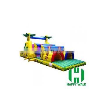 Inflatable water obstacle course for sale,kids obstacle course equipment