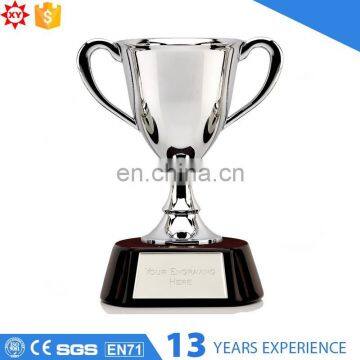 Custom engraving or printing logo gold, silver trophy