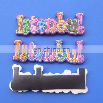 personalized Istanbul fridge magnet soft PVC, souvenirs fridge magnets travel fridge magnets