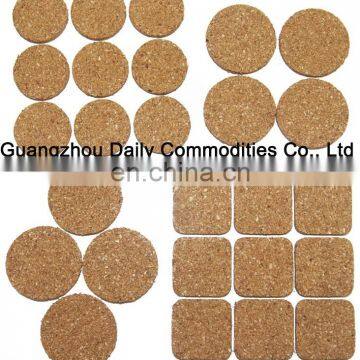 Self adhesive cork pad