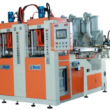 Two-color two-station Rubber injection moulding machine