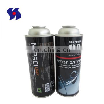 Diameter 65mm Straight Wall Printing Empty Aerosol Metal Can for Mold Cleaner 400ml