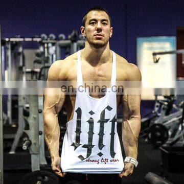 Custom Print Men's Fitness Bodybuilding Cotton Camisole Sports Factory Direct Sales Vest Tank Tops