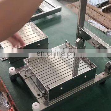 Germany manual Chocolate cake guitar bar cutting machine commercial double grid cutter slicer