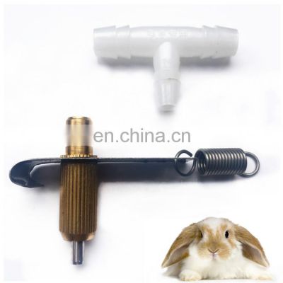 Automatic animal brass nipple drinker for rabbit