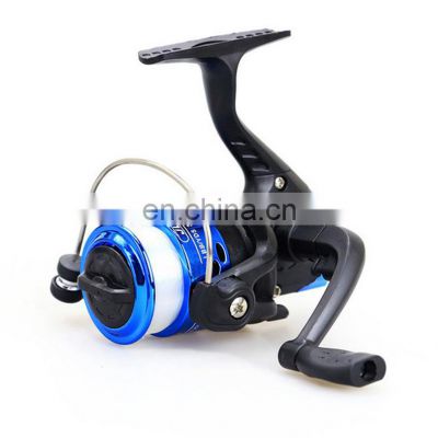 In Stock Wholesale Good Price Plastic 3BB 150g 5.2:1 Spinning Fishing Reel With Nylon Fishing Line