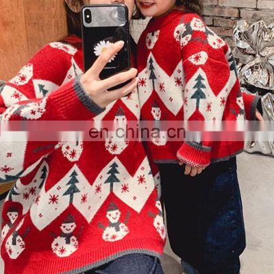 Manufacturer Wholesale Cheap Personalized Ladies Big Boys Custom Knitted Christmas Sweater