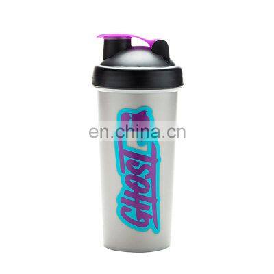 hot selling 20oz custom protein glitter blender premium classic fitness shaker gym colorful fitness shaker bottle with customize