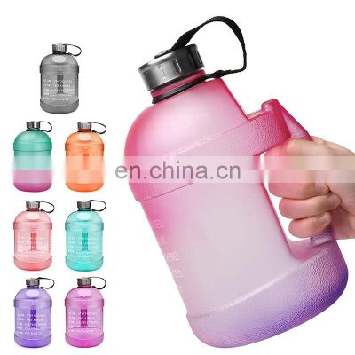 1700ml gym bpa free plastic glitter classic  gym clear neon colorful premium fitness bottle with oem private label