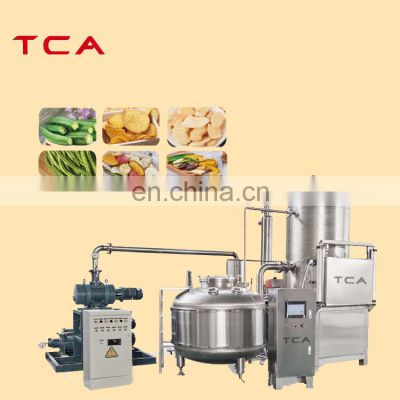 100KG/H vacuum frying machine for fruits and vegetables commercial air fryer vacuum
