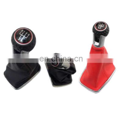12MM For VW  Golf 4 IV MK4 GTI R32 Bora Jetta Car 5/6 speed New design gear shift knob boot cover  with low price MT