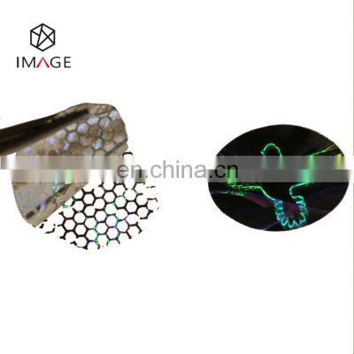 Honeycomb Material Anti Fake Holographic Tamper Proof Seal Sticker