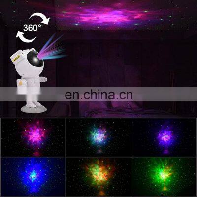 Amazon Hot Sale Baby  Sky Starry Nebula Ceiling Led Astronaut Star Projector Night Light With Timer Remote For Kids