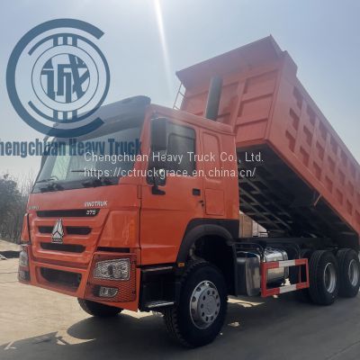 Chian Supplier Used Sinotruk Howo 6x4 10 tyre 371HP 375hp Dump Truck Heavy Tipper Truck Cheap Price for sale