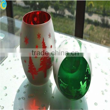2014 new laser glass candle holder for home decoration