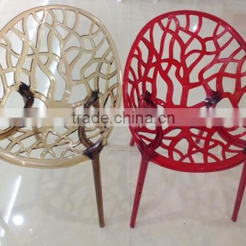 Transparent Plastic Chair, Modern Dining Room Chair