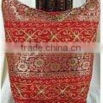 Ethnic Hippe Hobo Embroidery and Sequin work and Beaded Shoulder Bag indian hobo shoulder bags