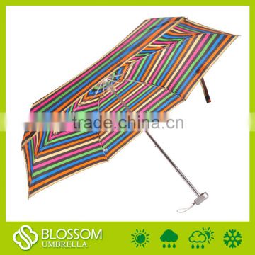 4 fold promotional umbrella,colorful fringe umbrella