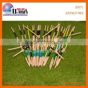 25pcs wood giant pick up sticks game mikado