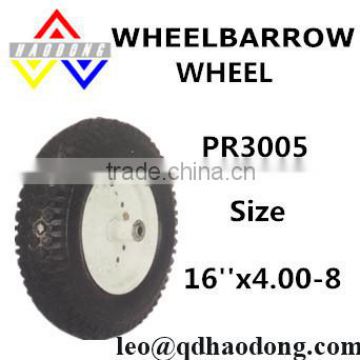 4.00-8 Steel rim wheelbarrow wheels PR3005