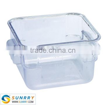 PC Square Storage Container food storage container 2 QT glass vacuum food storage container for NSF approved (SY-SC11A SUNRRY)