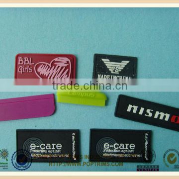 colourful small pvc rubber badges for clothes