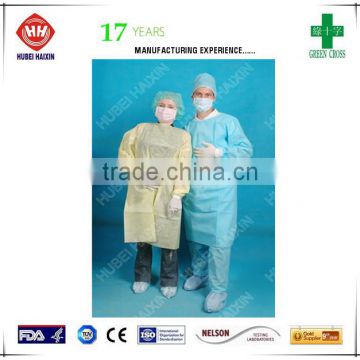 Quality products AAMI Level 3/4 disposable OEM CPE gown