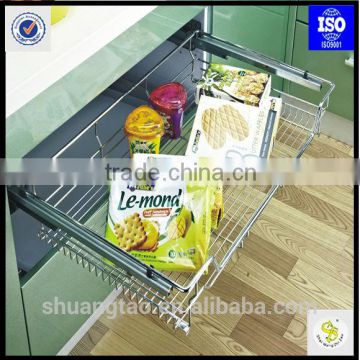 Iron Wire Chrome Plated Pull out Basket