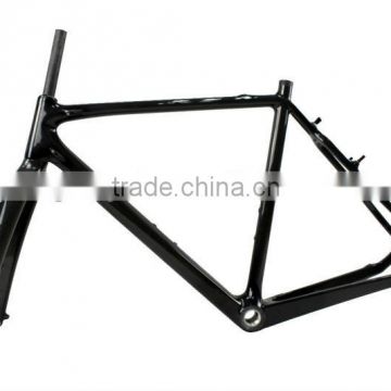 Super light carbon bike frame 51/53/55/57cm V brake carbon frame UD Matte full carbon fiber frame China CX Bike Frame
