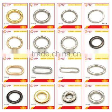 All kinds high quality Metal rings for leather,bag,handbag and suitcase