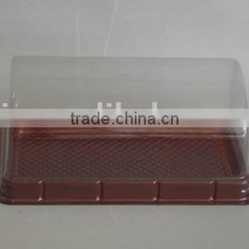 clear plastic container for cake