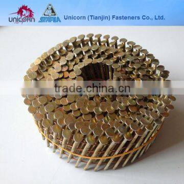 Polish/Galvanized/Painting 15 Degree Wire Coil Nails