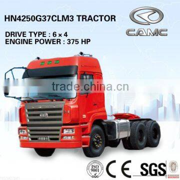 CAMC 6x4 Tractor (Engine Power: 375HP, Traction Weight: 100T) of semi trailer tractor truck