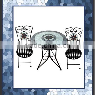 3pc mosaic garden furniture