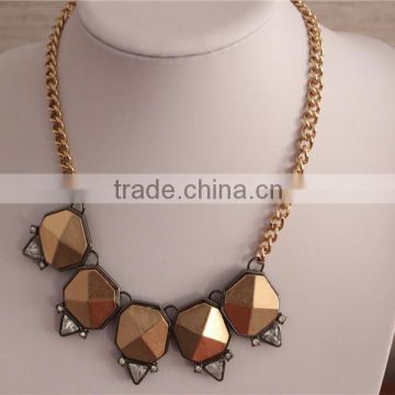 Wholesale 18k gold color meaningful crystal necklace jewerly N277