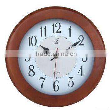 wood clock round shape ajanta wall clock models